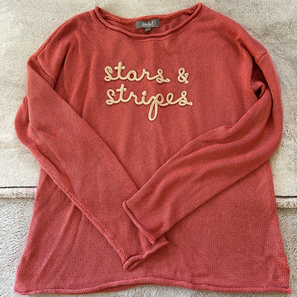 Stars. & Stripes Red Sweater